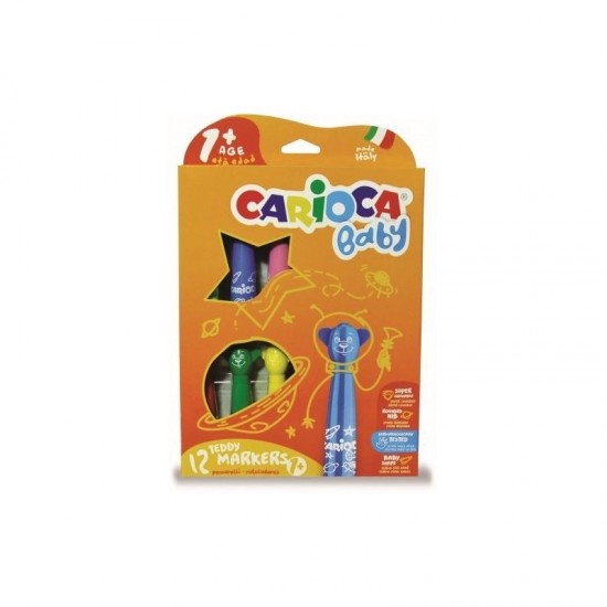 ΜΑΡΚΑΔΟΡΟΙ CARIOCA TEDDY BABY 1+ CARIOCIS/12 42816 ΜΑΡΚΑΔΟΡΟΙ CARIOCA TEDDY BABY 1+ CARIOCIS/12 42816